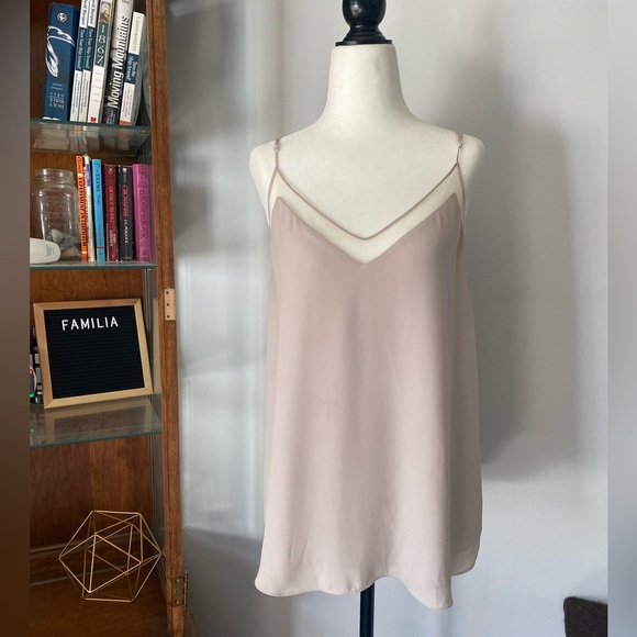 Babaton Gaelan Camisole - sz M pale pink - Picture 1 of 4